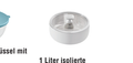 PC 1 Liter isolierte Servierschüssel