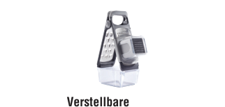 PC Verstellbare zweiseitige Reibe